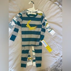 Baby Carter's 4-Piece Crocodile Pajama Set